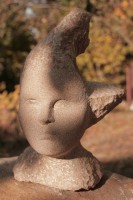 Originálna kamenná socha , Tvár - socha